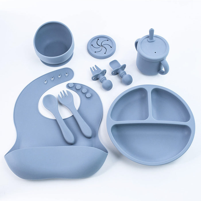 8 Piece Silicone Children's Tableware Set
