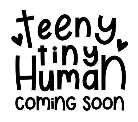 Teeny Tiny Human Coming Soon - Hoodie