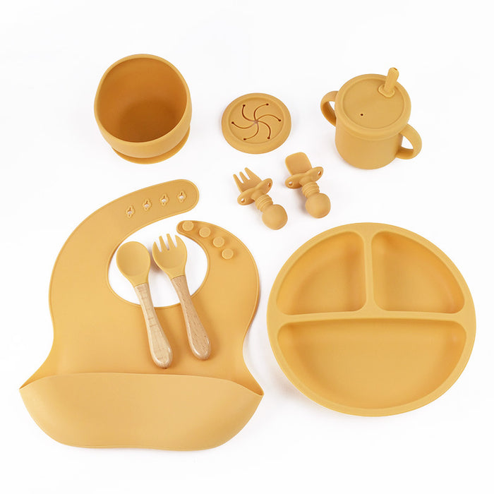 8 Piece Silicone Children's Tableware Set