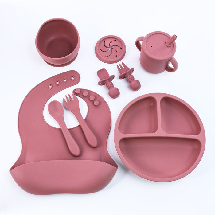 8 Piece Silicone Children's Tableware Set